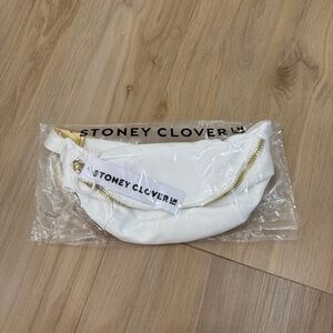 BNWT Stoney Clover Lane Blanc White Belt Bag Fanny Pack